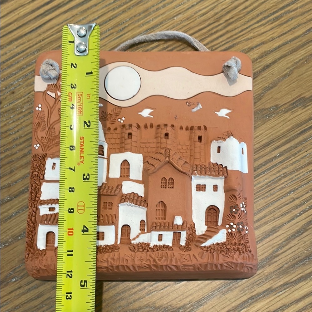 Small Terra Cotta Tile Wall Plaque. Segilata Portugal. - Picture 3 of 4
